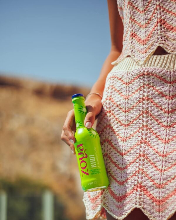 Zoya soft drink with Kiwi flavor / Glass Bottle / 12*275 ml - Image 2
