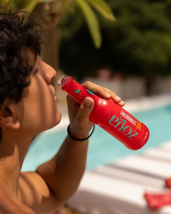 Zoya soft drink with Strawberry flavor / Glass Bottle / 12*275 ml - Image 2