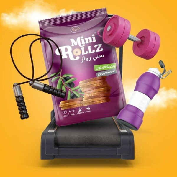 Mini Rolls Olive Flavour / Cellophane Bag / 12*60g - Image 3