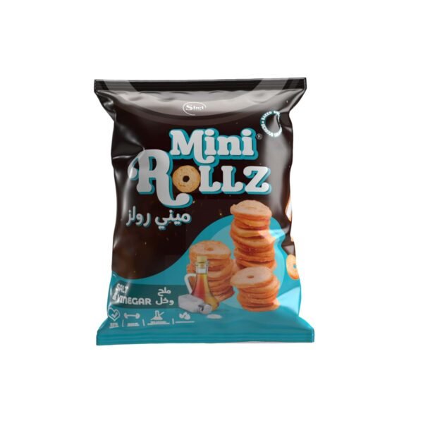 Mini Rolls Salt & Vinegar Flavored / Cellophane Bag / 24*35g