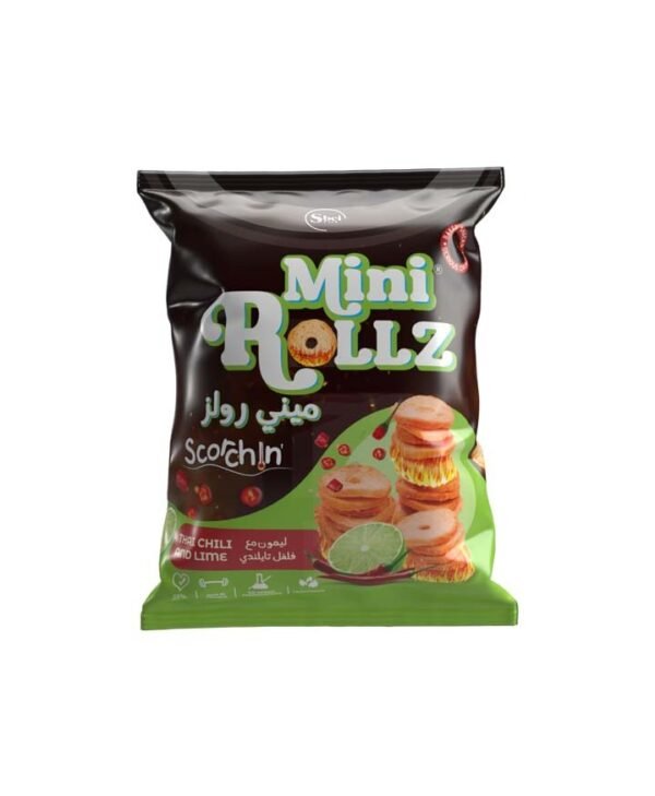 Mini Rolls Thai Chili and Lime Flavored / Cellophane Bag / 24*35g