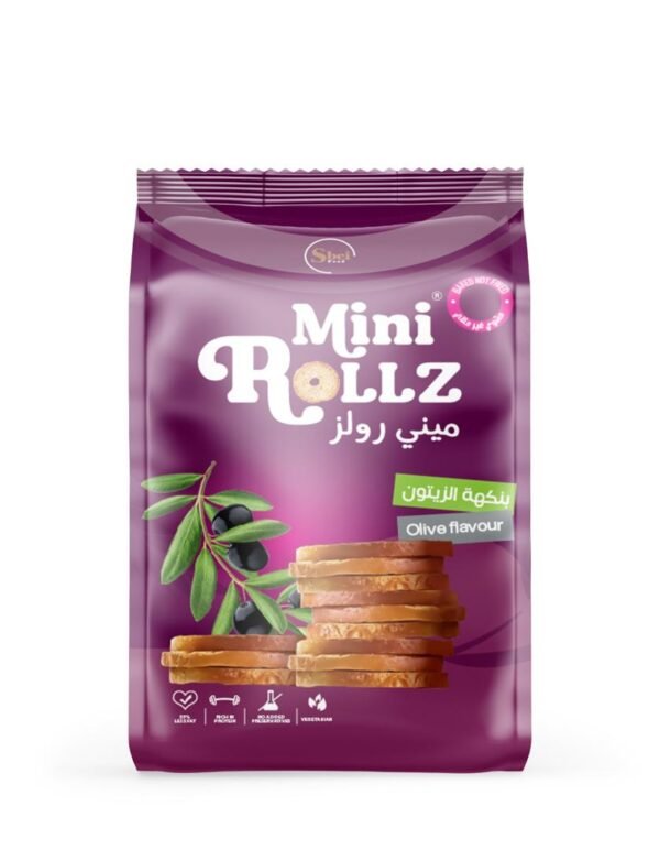 Mini Rolls Olive Flavour / Cellophane Bag / 12*60g