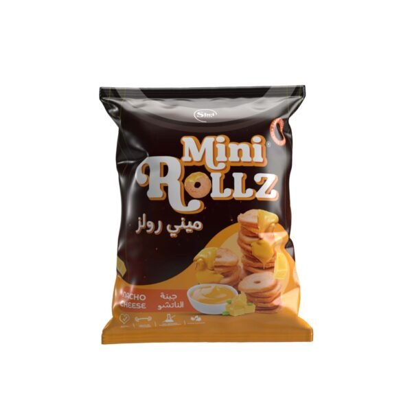 Mini Rolls nacho cheese Flavored / Cellophane Bag / 24*35g