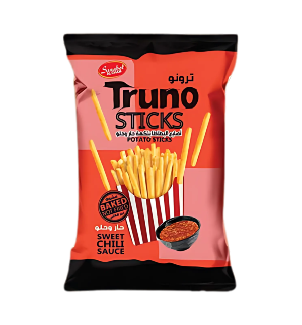 Truno Sweet Chili Sauce Potato Sticks / Cellophane Bag / 12*65g
