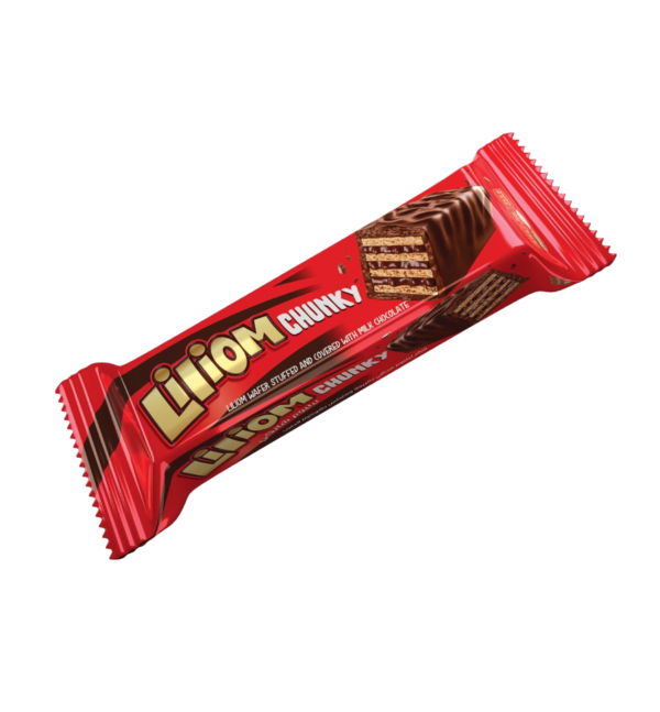 LILIOM CHUNKY, Lilium wafer stuffed and covered with milk chocolate / Box / 12*12*45g