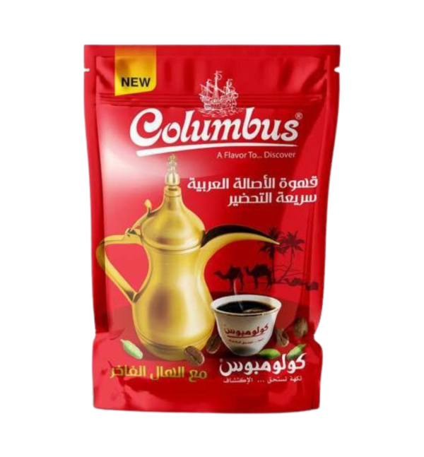 Instant Arabic Coffee with Premium Cardamom, Instant Arabic coffee with cardamom / Cellophane Bag / 12*35g