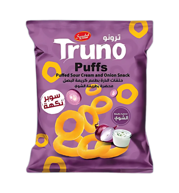 Truno Puffs Sour Cream and Onion snack