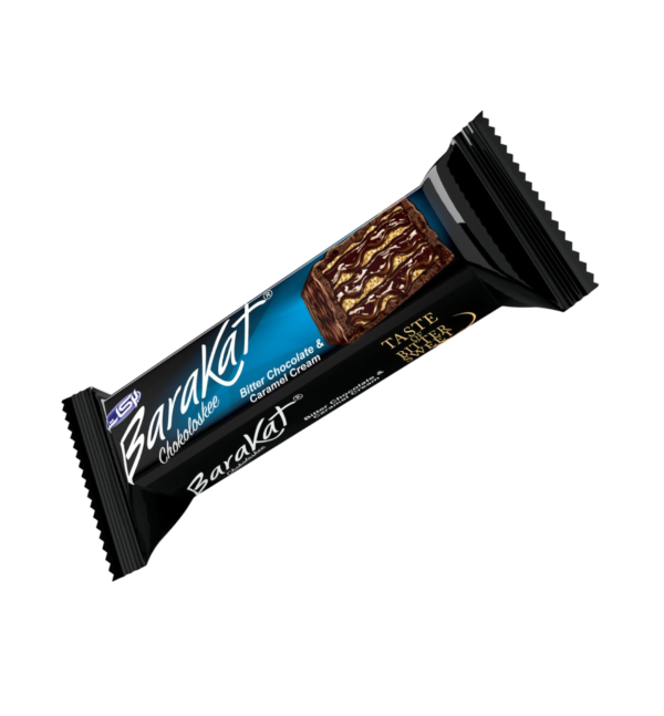 BARAKAT CHOCOLATE, Wafer stuffed and coated with dark chocolate / Box / 12*12*40g