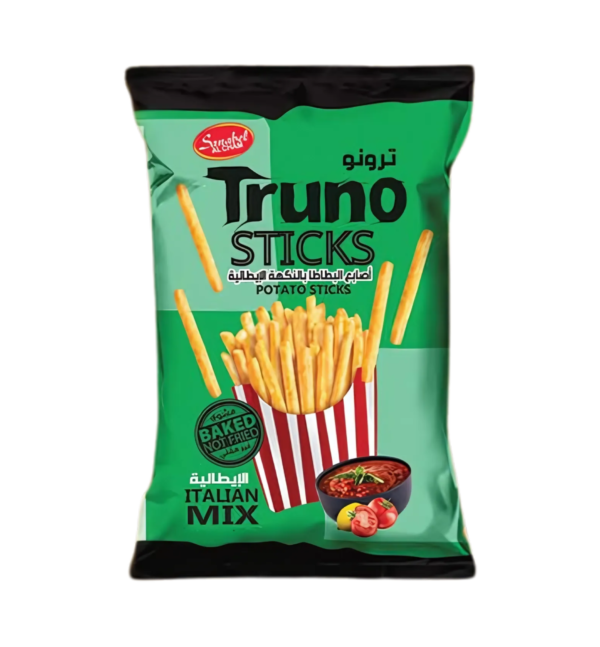 Truno Vegetable Mix Potato Sticks / Cellophane Bag / 12*65g