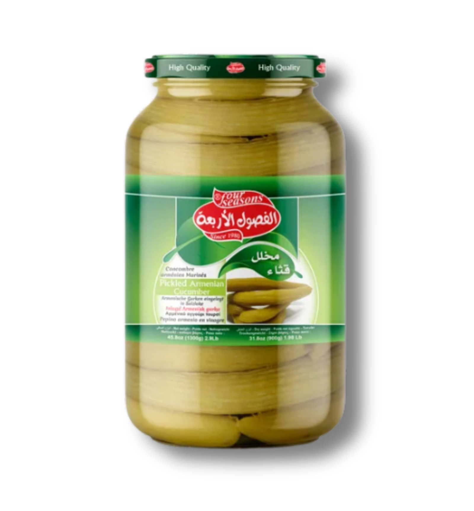Pickled Armenian Cucumber / Glass Jar / 12 / 1000 g