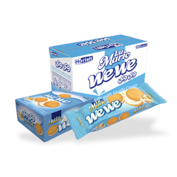 Milk Biscuits filled with Vanilla Cream