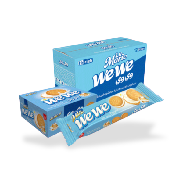 Milk Biscuits filled with Vanilla Cream