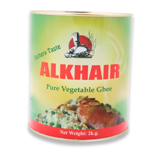ALKHAIR Pure Vegetable Ghee / Tin Can / 8*2 kg